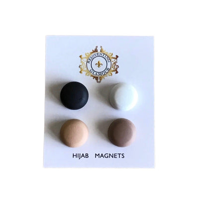 Hijab Magnets (Matte) 4 Pack - Reinventing Glamour